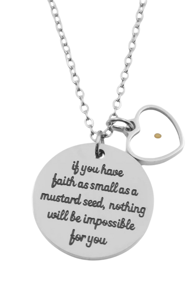 Mustard Seed of Faith - Necklace