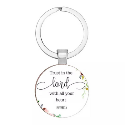 Trust in the Lord With All Your Heart - Keychain