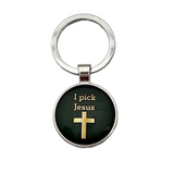 I Pick Jesus - Keychain