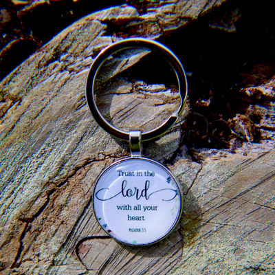 Trust in the Lord With All Your Heart - Keychain